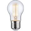 Paulmann 28654 Lampadina LED filamento a goccia 6,5 Watt lampadina classica chiaro 2700 K bianco caldo E27