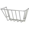 Kerbl Mangiatoia per Fieno, per Montaggio a Parete, 56x29,5x23cm, Metallo zincato, 1 Posto pasto, Distanza tra Le Barre 80mm, Spessore delle Barre 10mm