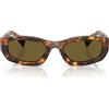Miu Miu Occhiali da Sole MUB04S 14L09Z Marrone Miele/Marrone Scuro Donna