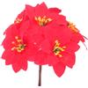 ARPIMEX Mazzetto 7 Mini Poinsettie di Natale H 13 Cm Rosso