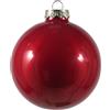 ARPIMEX Box 4 Sfere di Natale D 120 Mm Vetro Rosso Scuro