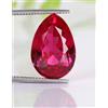 ganesh-gems AA+++ naturale impeccabile taglio pera rubino rosso birmano 9,80 ct. Pietra p...