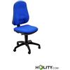Sedia operativa ufficio in acciaio h449_183 - verde - 120