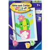 Ravensburger-CreArt 23634 Nummer Dipingere con i Numeri, Piccolo Cactus, Bambini dai 7 Anni in su, Colore Giallo, Small