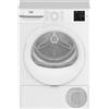 Beko BMT73EW Asciugatrice 7kg, Classe D, Linea Estetica NX, motore asincrono, Display digitale, colore Bianco, oblò Bianco