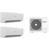 Candy CANKITDUAL9+12PURA25 condizionatore fisso Climatizzatore split system Bianco