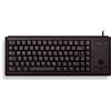 Cherry G84-4400 Tastiera Compatta AZERTY con Trackball Integrato USB Nera