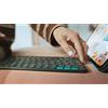 Logitech Flip Folio Custodia con Tastiera Bluetooth per iPad Pro/Air 11" Graphite