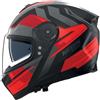 Nolan Casco Moto Integrale Nolan N80-8 TRITTICO 357 Nero Rosso Ant