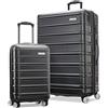 Samsonite Omni 2 - Valigia rigida espandibile con ruote girevoli, in policarbonato, Nero mezzanotte., 2-Piece Set (19/28)