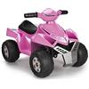 FEBER - Quad Racy Rosa 6V, Auto Elettrica per Bambini da 18 Mesi a 3 Anni, Acceleratore, Grandi Ruote per la Stabilità, Caricabatterie Incluso, FAMOSA (800011422)