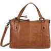 Frye Melissa - Tracolla media, Beige, Taglia unica