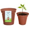 Whitefurze G04024 - Vaso da Esterni, 25 cm, Colore: Terracotta