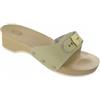 DR.SCHOLL'S DIV.FOOTWEAR Scholl Pescura Heel Original Zoccolo in Legno con Tacco Donna con Tecnologia Scholl Exercise Colore Sabbia Taglia 37