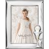 VALENTI & CO. Valenti&Co - Cornice Portafoto in Argento cm 13x18. Perfetta Come Idea Regalo per ricorrenza Come Prima Comunione nella Famiglia di Amici o parenti