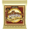 Ernie Ball Earthwood Silk and Steel Extra Soft 80/20 Bronze, Corde per chitarra acustica, confezione da 3, diametro 10-50