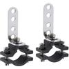 Gvrxec 2 pezzi supporto per fari moto, supporto per tubo rotondo per moto, forcella anteriore regolabile, regolabile da 18 a 30 mm, per veicoli fuoristrada, moto e scooter elettrici