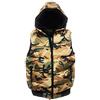 fratelliditalia.org Gilet smanicato mimetico cappuccio impermeabile uomo imbottito trapuntato Colore Mimetico Taglia L