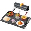 CELOX Plata 2.0 CELOX - Piastra riscaldante 500 W, arrotolabile e portatile, 6 posizioni da 60 a 120 °C, silicone flessibile, utilizzabile su timer, non si riaccende automaticamente, 60 x 40 cm + borsa.