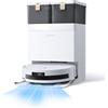 ECOVACS DEEBOT T50 MAX PRO Gen2 Robot Aspirapolvere Lavapavimenti, 18.500Pa, ZeroTangle 2.0, Pulizia Profonda Tappeti, Spazzola Laterale Estendibile e Straccio, Lavaggio Automatico Acqua Calda 40-75℃