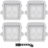 Fixbetter 4 filtri HEPA di ricambio per Roborock F25 BX/F25 ACE/F25 RT/F25 LT/F25 ALT/F25/F25 GT/F25 XT/F25 ACE Combo/F25 Combo/F25 Ultra/F25 ACE Pro aspirapolvere senza fili, Accessori per aspirapolvere