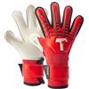 T1TAN Red Beast Junior 3.0 - Guanti da calcio per bambini con cucitura esterna - senza protezione delle dita - Per i professionisti del futuro - taglia 6