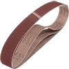 QUARKZMAN 50mm x 1220mm Nastri Abrasivi, 3Pz 80 Grana Carta Vetrata per Levigatrice Ossido di Allumina Per Lavorazione Legno, Lucidatura Metalli, Affilatura Coltelli