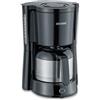 Severin KA 4835 Macchina per caffè, 1000 W, 1 Liter, Plastica, Schwarz-edelstahl-gebürstet