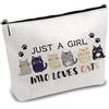 CREATCABIN Borse Il Trucco A Forma Gatto Donne Borsa Viaggio Cosmetici Borsa Cerniera Astuccio Multiuso Matite Borsa Viaggio Articoli Toeletta Regali Amanti dei Gatti Dipendenti Lavoratori 25x18cm