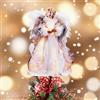 16 Piume Bianche Natalizie - 4 Dimensioni - Angeli Per Albero Di Natale - Decorazioni Fai Da Te Artigianali