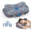 JINXIA JINXlA Cuscino Standard in Memory Foam per Dormire, Cuscino Cervicale Ortopedico Ergonomico, Cuscino Rinfrescante con Fodera Sfoderabile per Chi Dorme Di Lato, Sulla Schiena e A Pancia in Giù