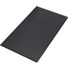 Olimpo Docce Piatto doccia 100x120 in marmoresina nero effetto pietra cemento maka