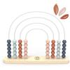 Yookidoo Abaco Legno Bambini Abaco Scuola Primaria Giochi Montessori Abaco Multibase Abaco per Bambini Giochi Abaco,Giocattoli matematici in Legno,Matematica Educativo Abaco