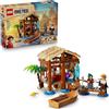 LEGO ONE PIECE La Capanna del Villaggio Foosha Giocattolo con Barca, Minifigure di Luffy, Shanks e Makino, Accessori e Poster Ricercato,Eta 8+