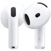 Apple Auricolari AirPods 4 2024 + Custodia di Ricarica USB-C MXP63