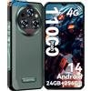 Does not apply telefono robusto Smartphone 2024 Android 14-24GB+256GB(TF 1TB) 11000Mah Smartpho