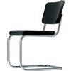 THONET sedia a slitta S 32 PV con imbottitura integrale - S 32 PV TESSUTO I