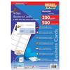decadry Biglietti da visita Decadry microperforati 85x54 mm. Fogli A4 bianco Conf. 500 biglietti - T123001