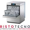 Lavabicchieri elettronica cestello cm. 40x40 - H. bicchiere 23,5 cm. - Cestello QUADRATO 40x40