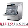 Lavabicchieri elettronica cestello cm. 40x40 - H. bicchiere 23,5 cm. - Cestello TONDO cm. 40