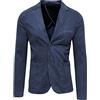 Evoga Blazer Giacca Uomo Grigio Slim Fit Elegante Formale Casual in Cotone (XS, Beige)