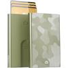 ÖGON -DESIGNS- Porta carte in alluminio Slider by Ögon Design - RFID Blocking - Il portafoglio automatico sottile e minimalista per uomo e donna (Incisione Camo)