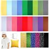 PORFOYO Infusible Transfer Ink Sheets, 24 fogli di inchiostro Infusible Transfer Ink Sheets, fogli di inchiostro a trasferimento non fusibili, carta a sublimazione precolorata per t-shirt, tazza