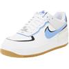 NIKE Air Force 1 Shadow, Sneaker Donna, White Royal Pulse Black Photon Dust, 42.5 EU