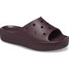 Crocs Donna Classic Platform Slide Ciabatta, Dark Cherry, 41/42 EU