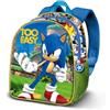 Karactermania Sonic The Hedgehog Easy-Zainetto 3D Elite, Blu, 25 x 30 cm, Capacità 7 L