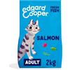 Edgard & Cooper Crocchette Gatti, (Salmone Fresco, 2Kg), Croccantini Gatto Steri