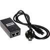 ALIMENTATORE 220V VIA DOPPINO 48V DC 24W per telecamere IP con tecnologia POE