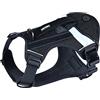 OneTigris Grover - Pettorina tattica senza pull, per cani di taglia grande/media, regolabile, per cani, 1 maniglia, con tasca per il sacchetto, strisce riflettenti