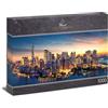 Ulmer Puzzleschmiede - Puzzle panoramico da 1000 pezzi New York City Skyline - Puzzle USA con New York all'alba